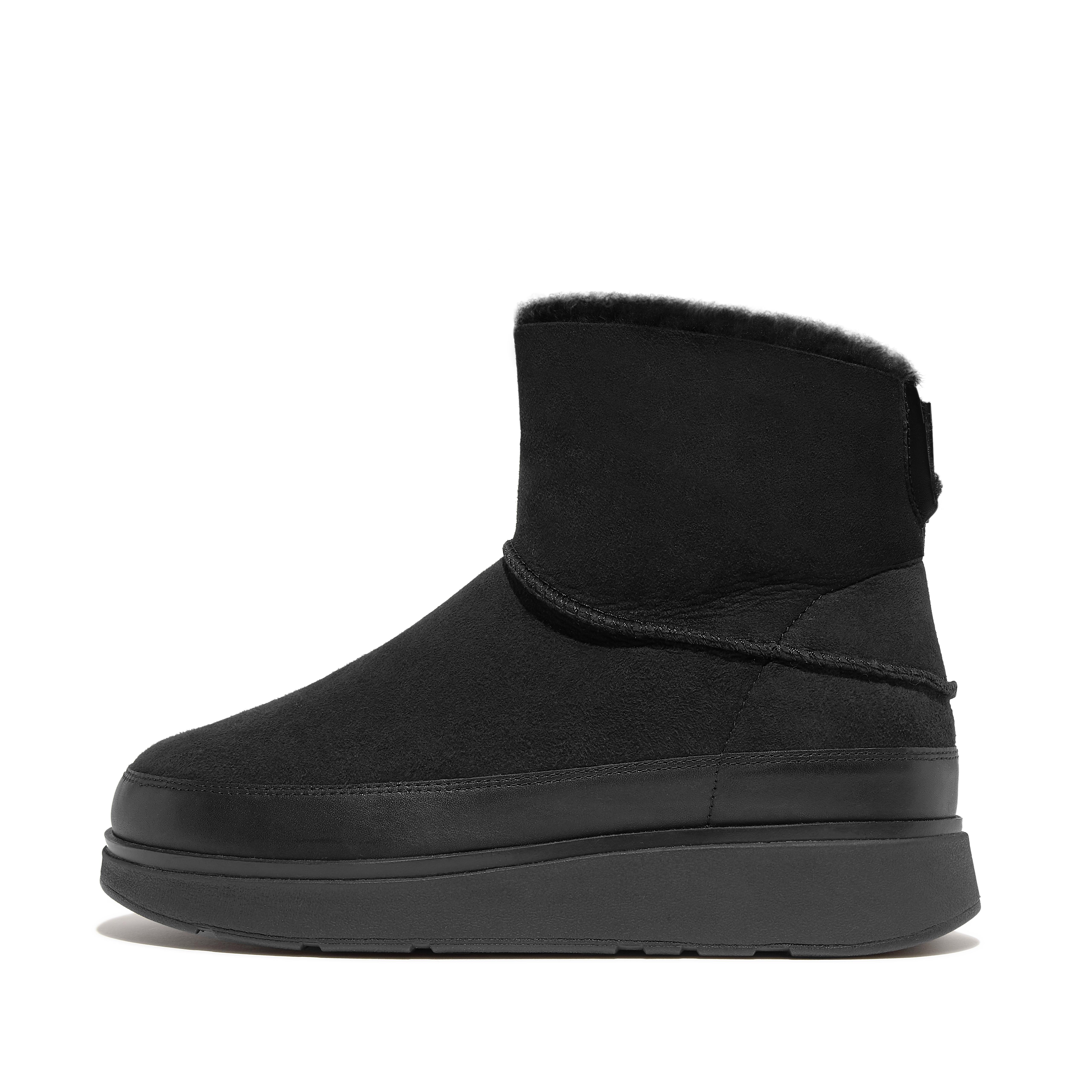 GEN-FF Mini Double-Faced Shearling Boots Double-Faced Shearling Suede/Leather