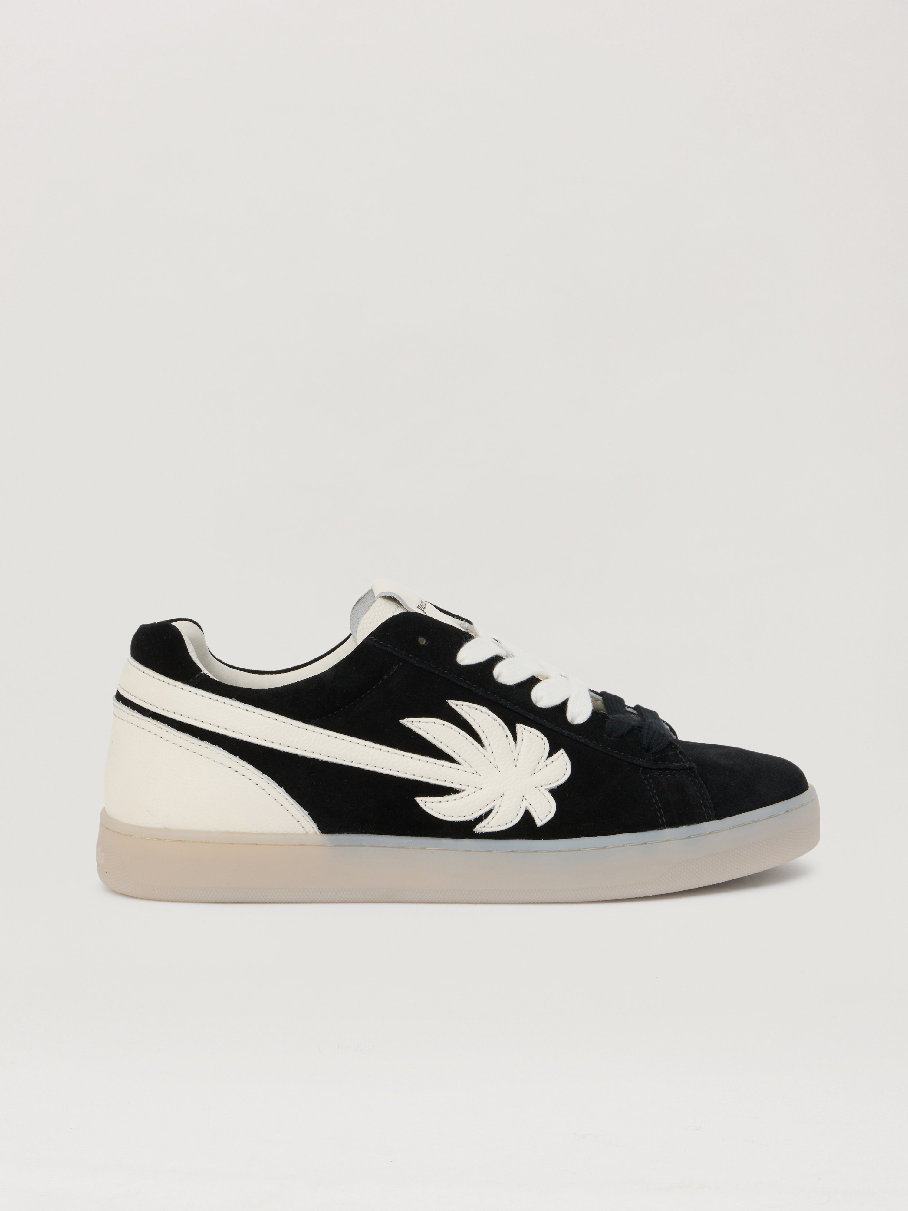 Palm Tennis Suede Sneakers Man  Black Ivory