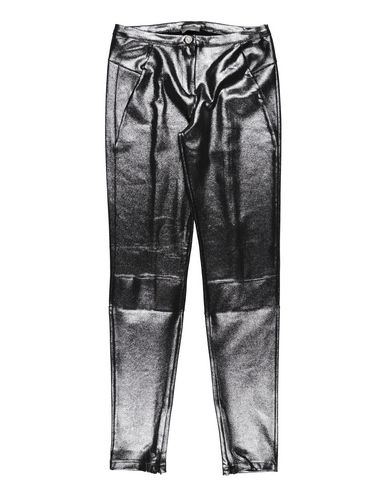 Kid Girl Pants Silver Size 11 Polyester, Elastane