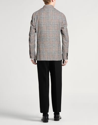 Man Blazer Grey Size 38 Alpaca wool, Cotton, Polyamide