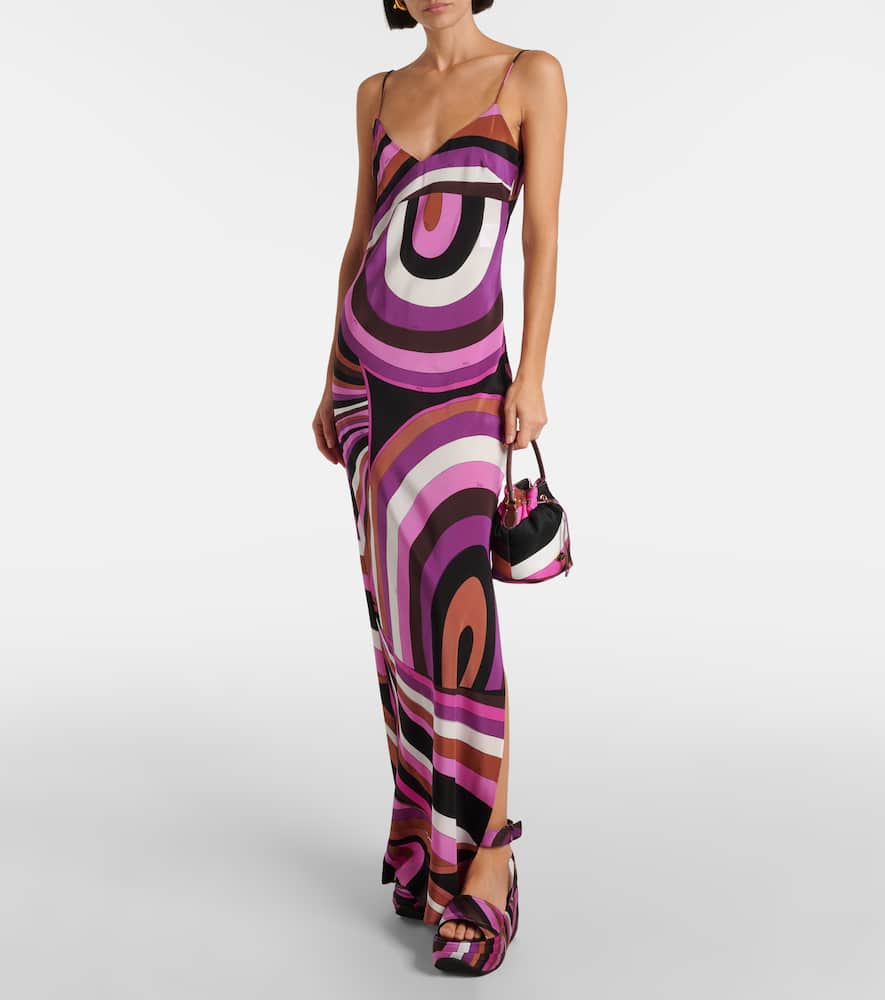 Pucci Yummy Iride canvas bucket bag