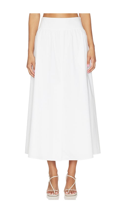 Theory Front Vent Volume Skirt in White. - 4 also , 0, 2, 6