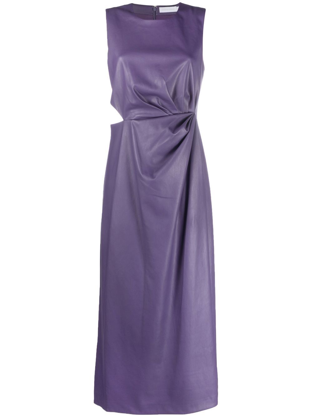 Cut-out detail maxi dress - Purple