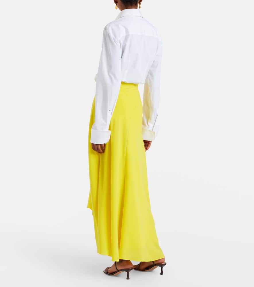 Asha crêpe maxi skirt