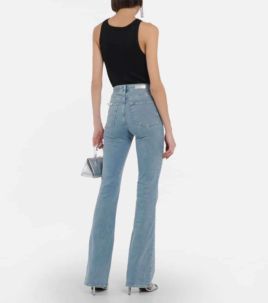 Patty high-rise flared jeans