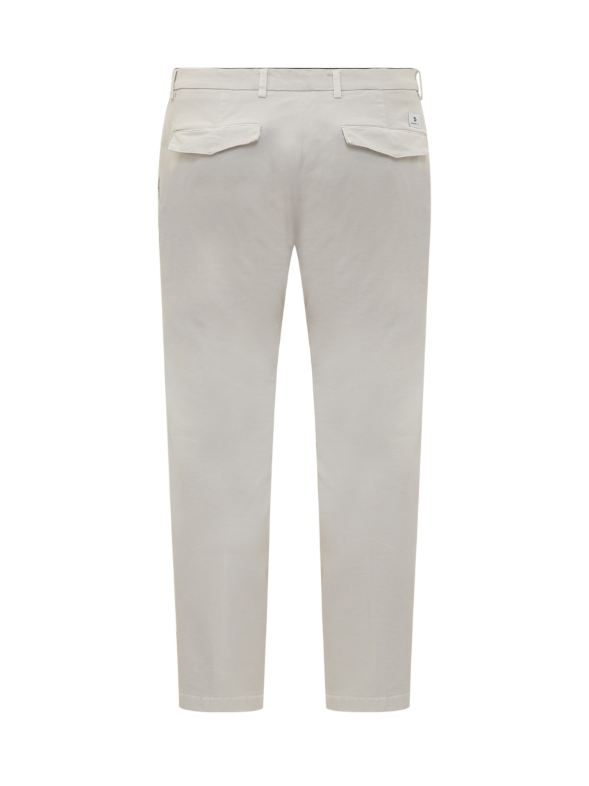 Grey Flat Front Pants