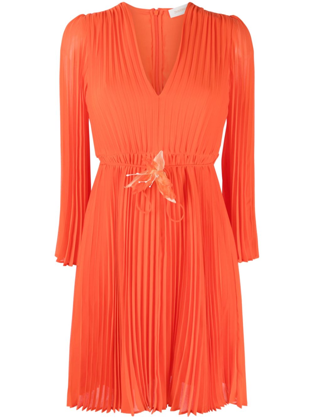Sunray pleated minidress - Red