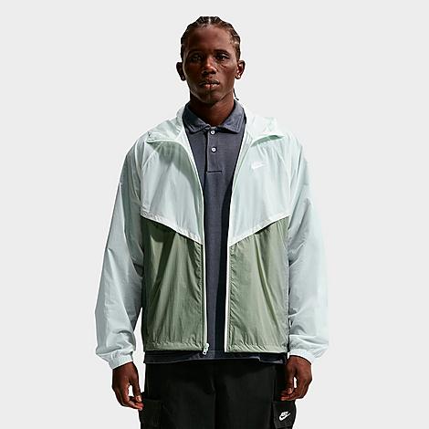 Men's Windrunner Unlined UV Full-Zip Jacket in Barely Green/Jade Horizon/White