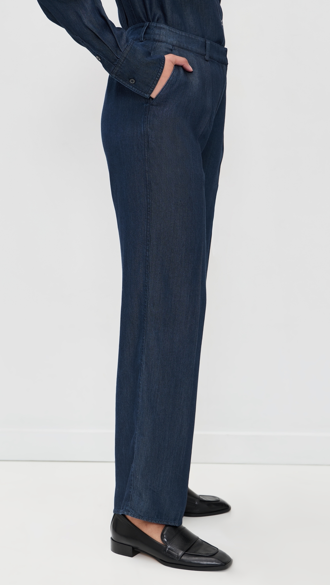 Garment Dyed Chino Pants Indigo