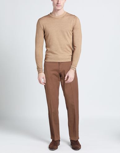 Man Pants Brown Size 30 Cotton, Elastane