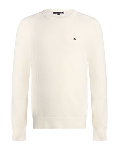 Man Sweater Ivory Size S Cotton