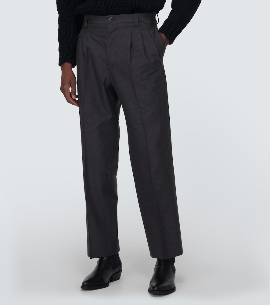 McCloud Slacks Santome wool-blend chinos