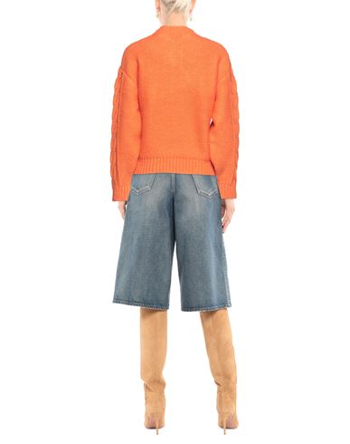 Akep Woman Sweater Orange Size 4 Polyamide, Acrylic, Merino Wool