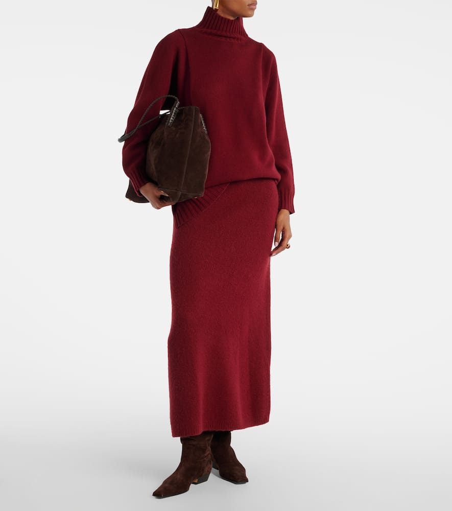 Cashmere turtleneck sweater