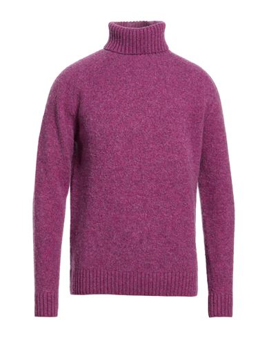 Man Turtleneck Mauve Size S Virgin Wool