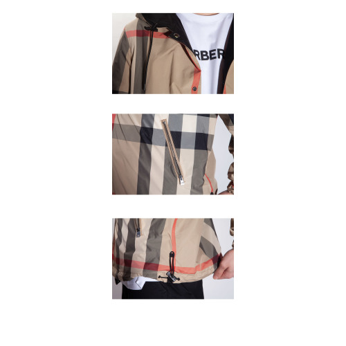 Black Reversible Waterproof Jacket In Polyester Man
