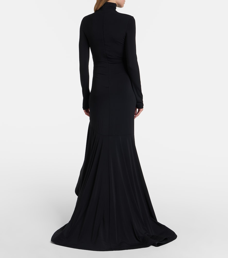 Crêpe jersey gown