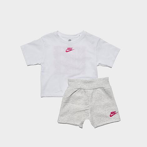 Girls' Little Kids T-Shirt and Shorts Set in Birch Heather