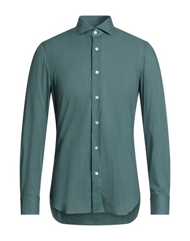 Man Shirt Deep teal Size 16 ½ Cotton