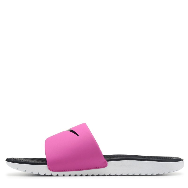 Kids' Kawa Slide Sandal Little/Big Kid Sandals (Pink/Black/White)