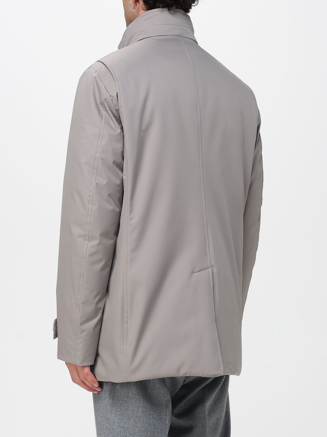 Coat Men color Grey