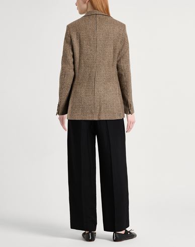 Officine Générale Woman Blazer Sand Size 6 Virgin Wool