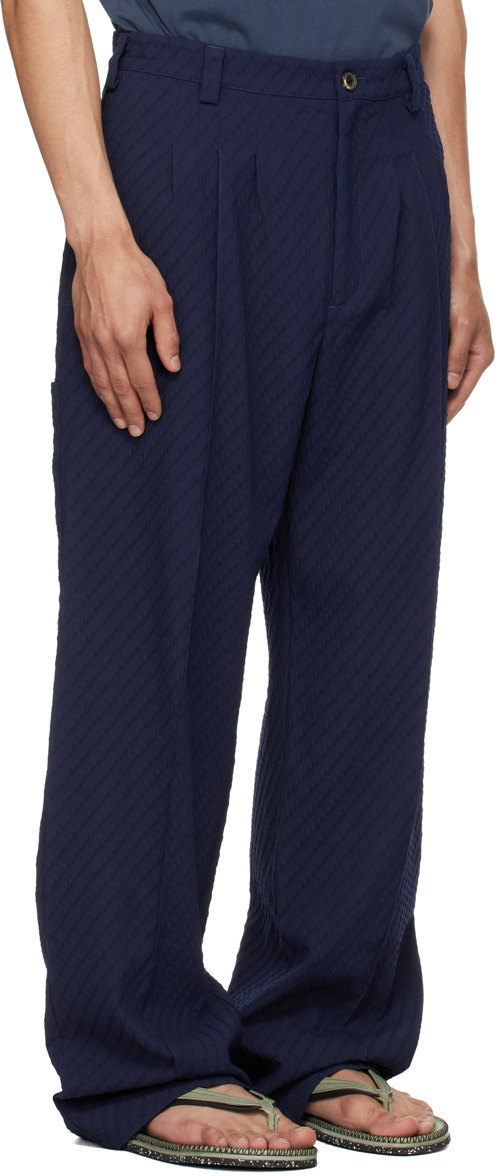 Blue Noro Trousers