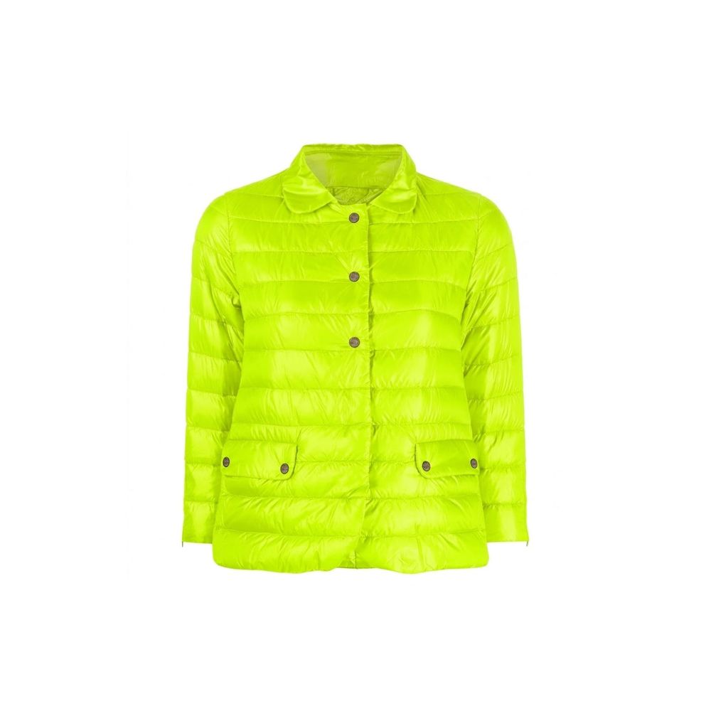 Lightweight Quilted Nylon Down Jacket — Yellow