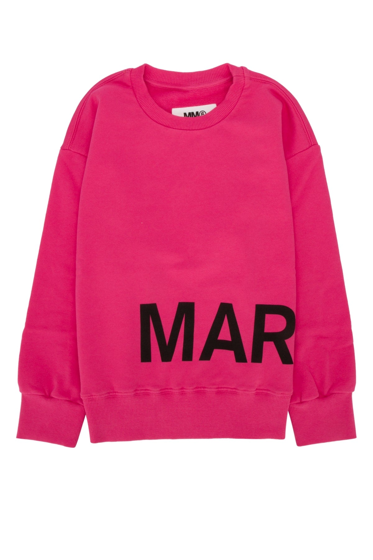 Logo-Print Cotton Sweatshirt — Pink