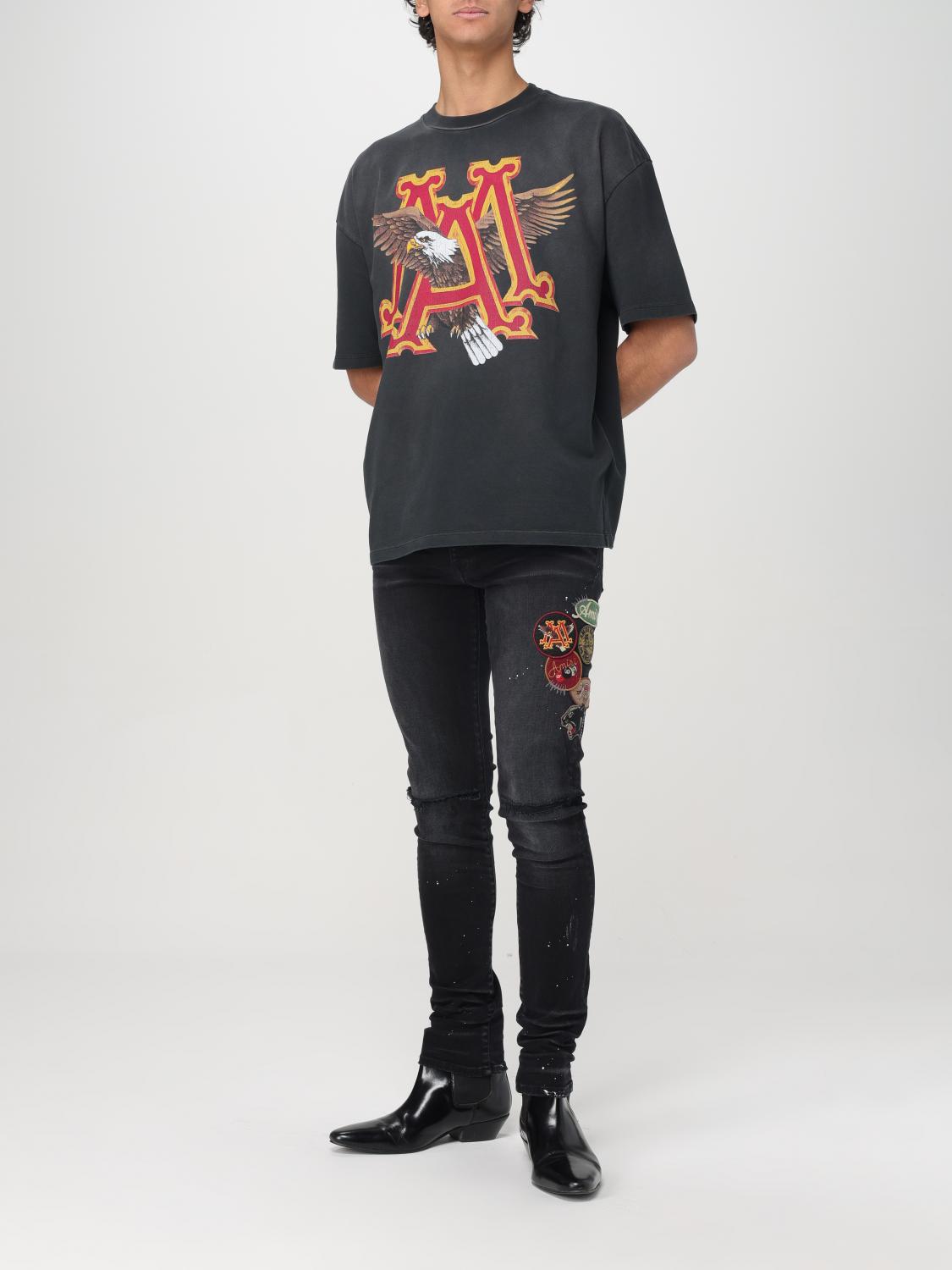 Patch-detailing skinny jeans - Black