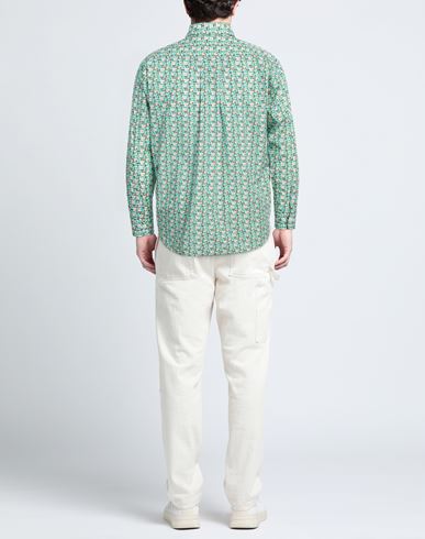 Man Shirt Green Size M Cotton