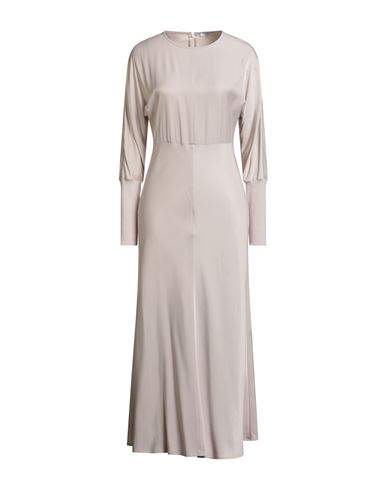 Woman Midi dress Taupe Size 0 Viscose, Polyester, Virgin Wool