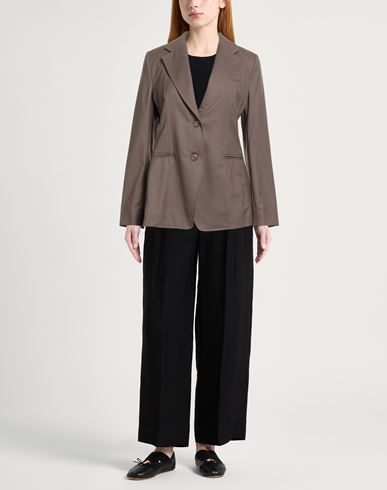 Woman Blazer Light brown Size 4 Virgin Wool, Silk, Cashmere