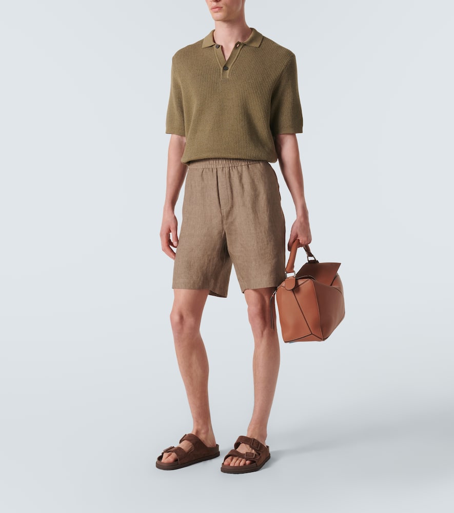 Linen shorts