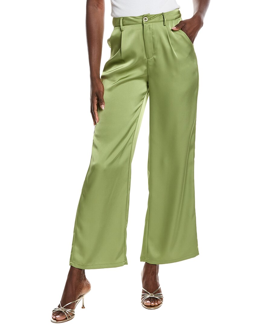 Satin Wide Leg Dress Pant