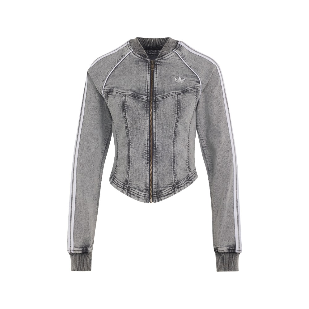 Superstar Denim Corset Track Top