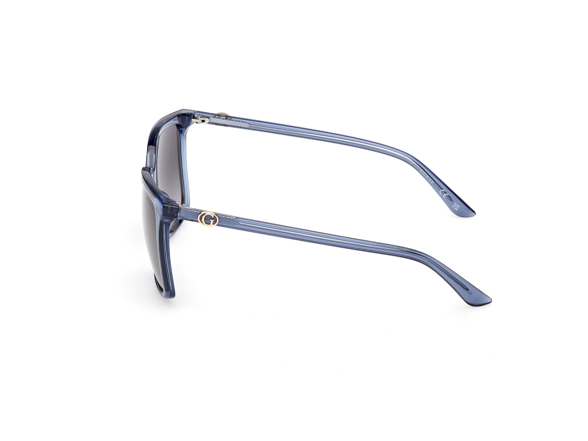 Guess Mujer Guess GU00258 90B Gafas de sol Inyectado Azul Fumar Cuadrada Norma