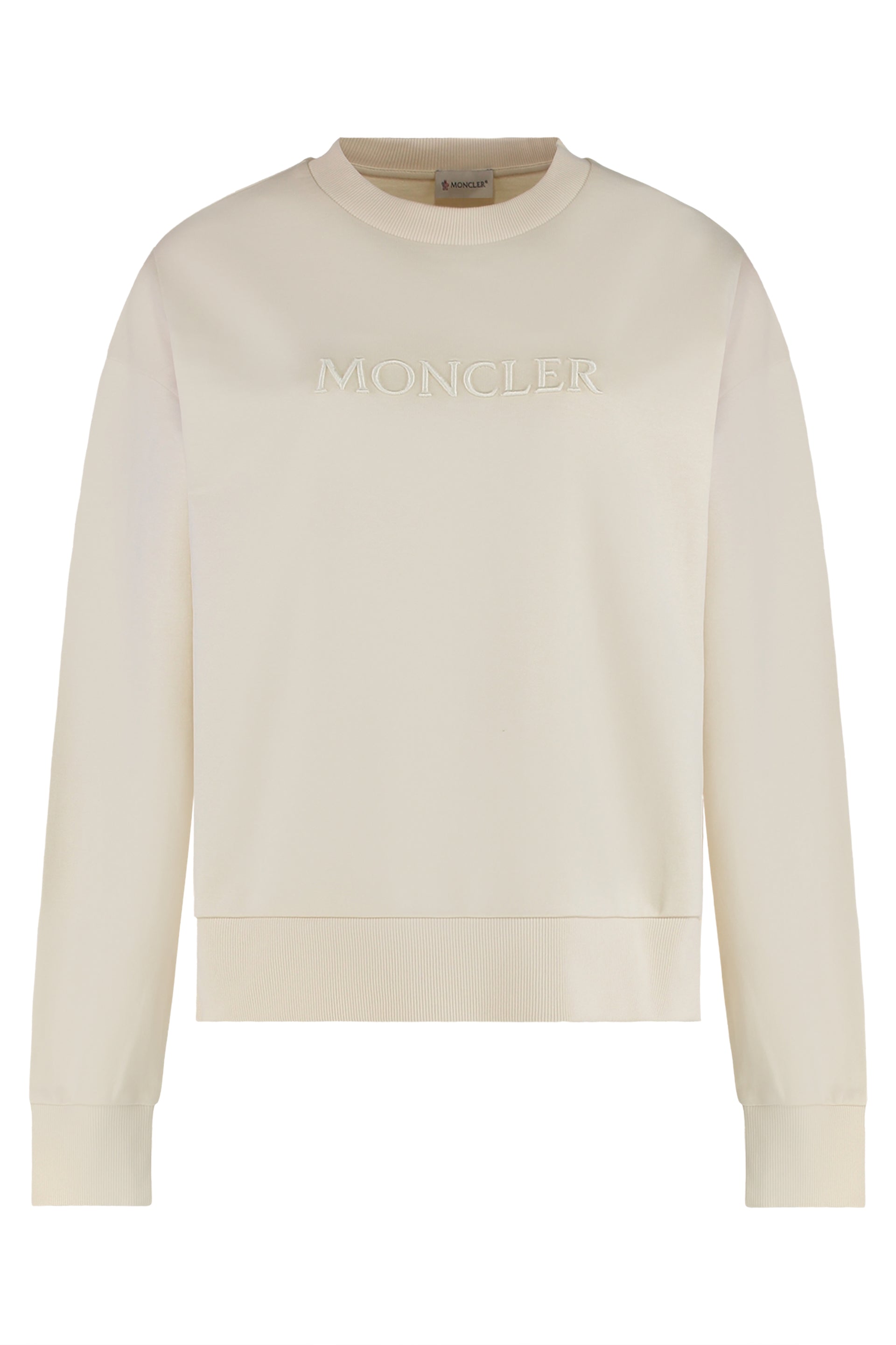 Women's Cotton Jersey Hoodie with Embroidered Logo