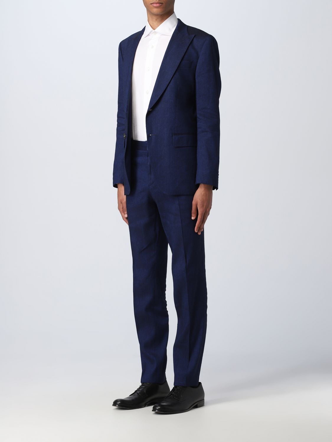 Suit Men color Blue