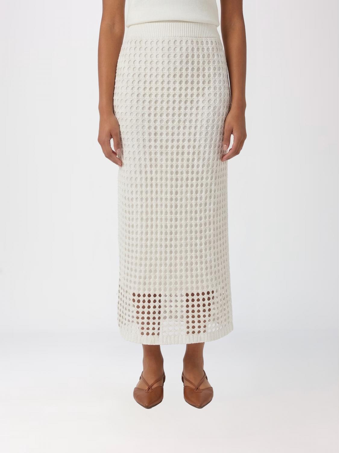Skirt Woman color White