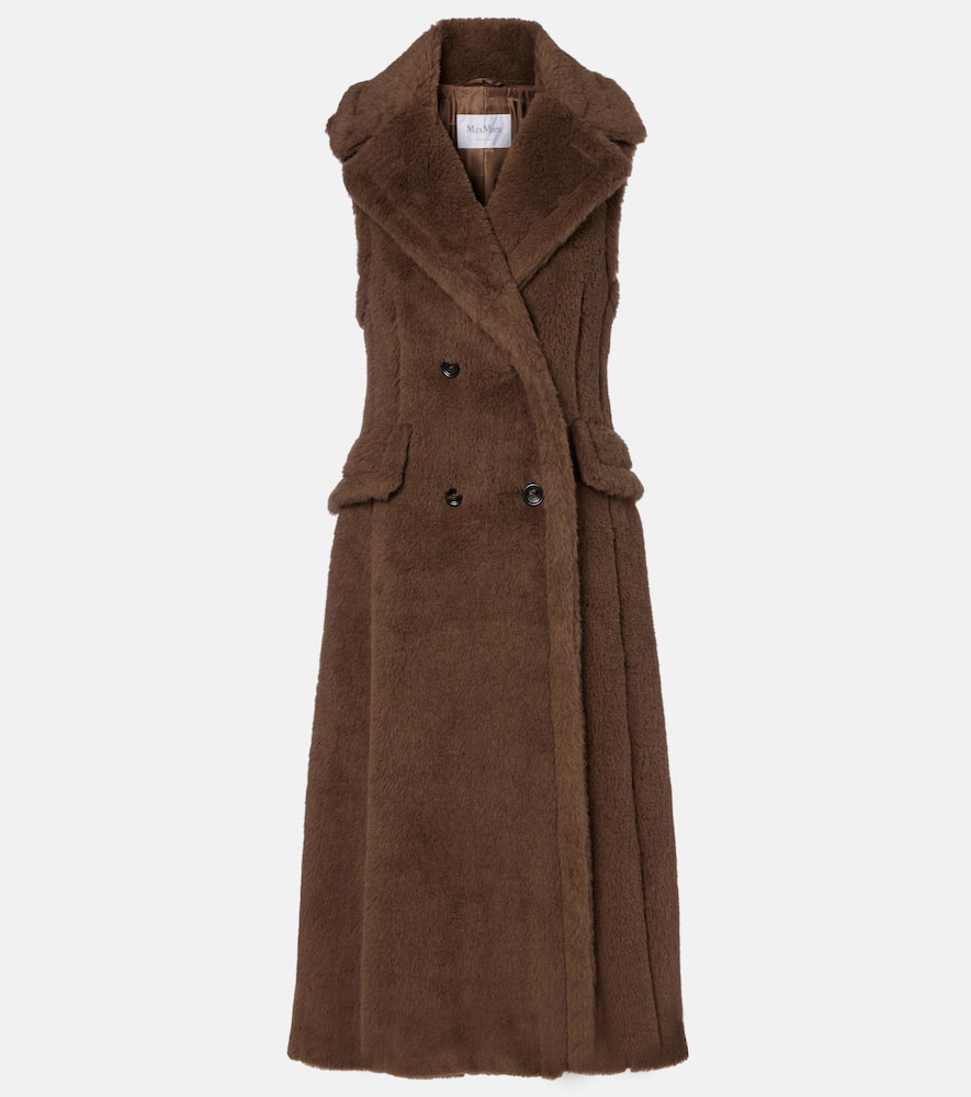 Alpaca, wool, and silk Teddy coat