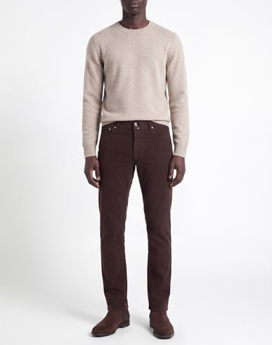 Jacob Cohёn Man Pants Chocolate brown Size 31 Cotton, Elastane