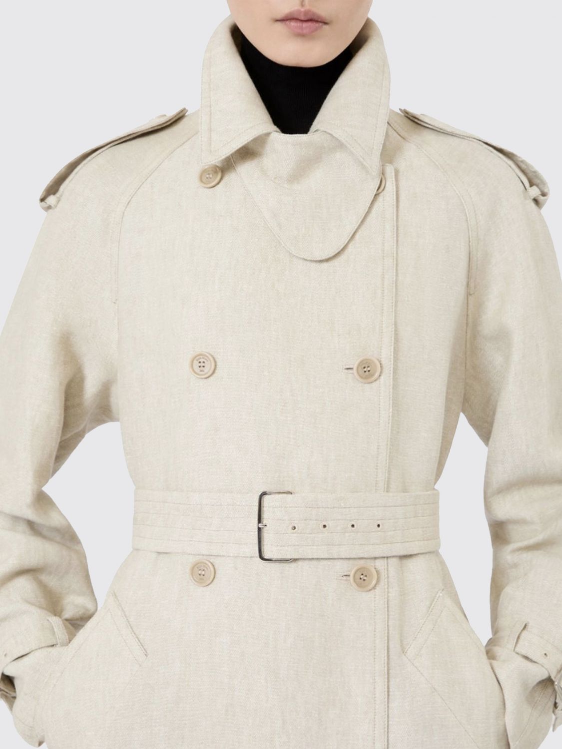 Coat Woman color Nude