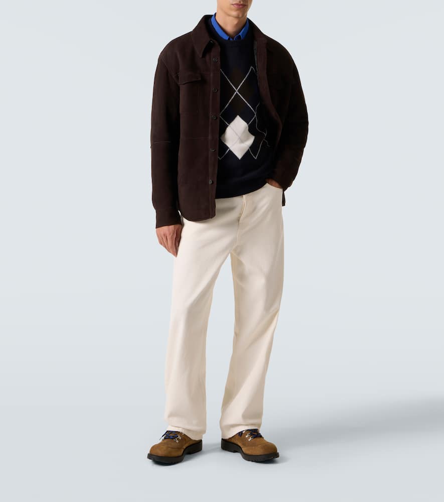Argyle cashmere sweater