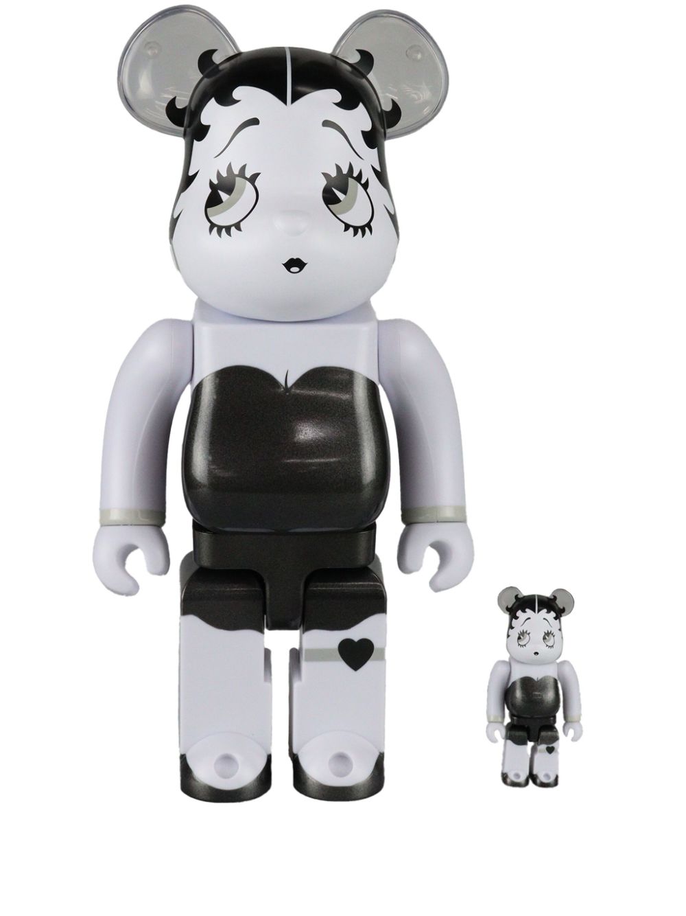 X Betty Boop BE@RBRICK 100% and 400% figure set - White