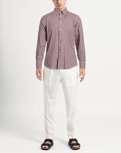 Man Shirt Garnet Size 15 ½ Cotton