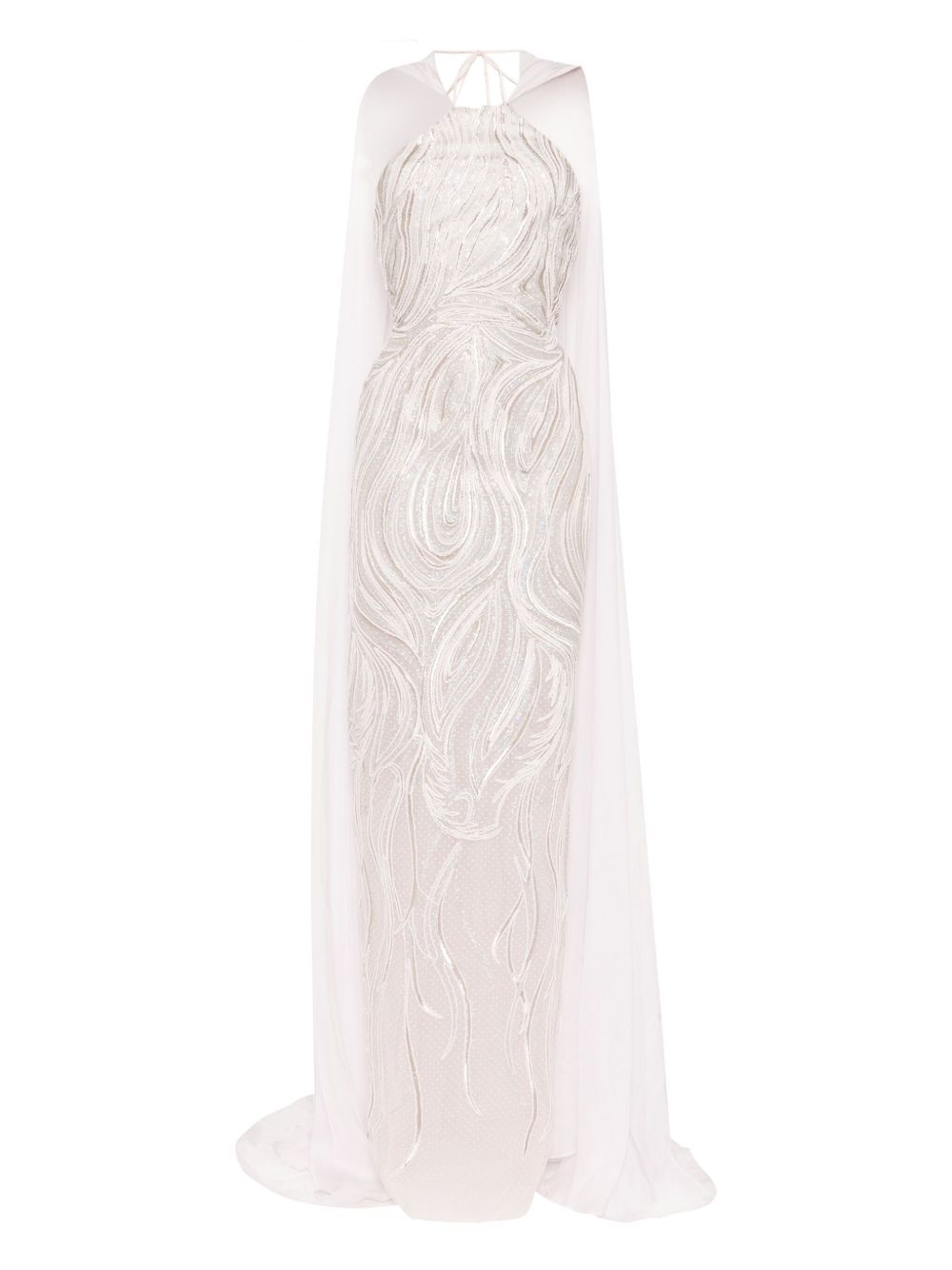 Embroidered maxi dress - Pink