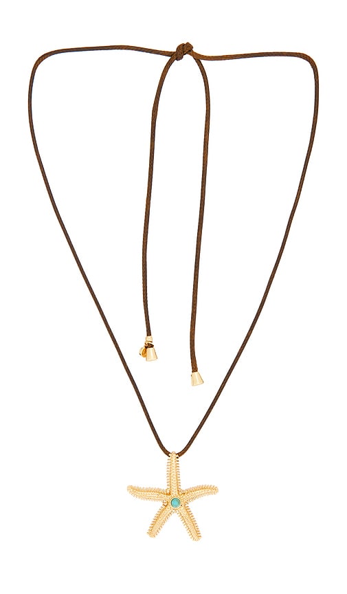 Ettika Starfish Wrap Necklace in Metallic Gold