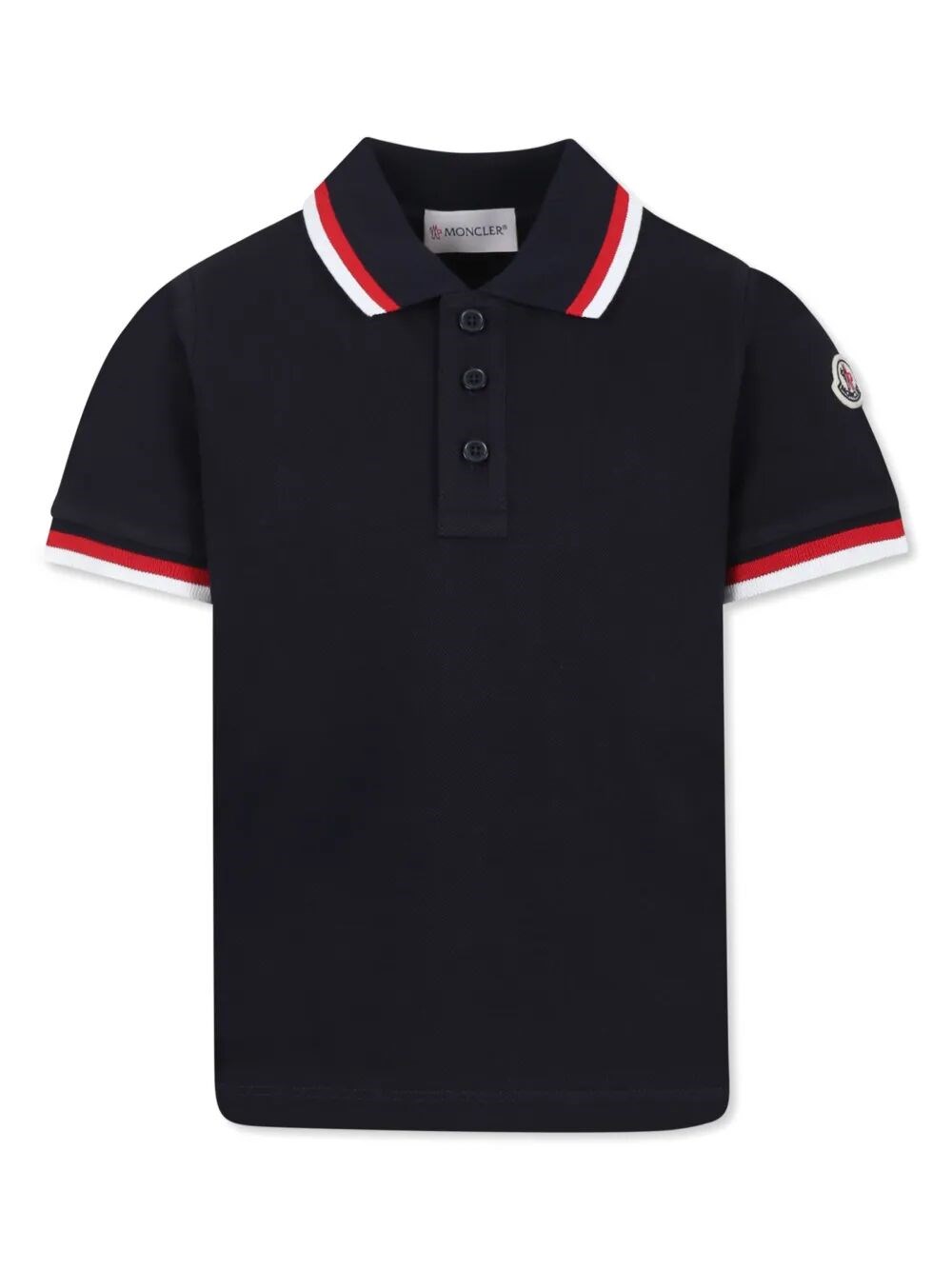 Short Sleeve Polo With Logo On The Shoulder