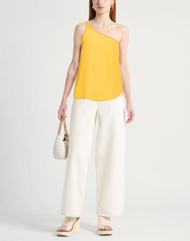 Woman Top Marigold Size 4 Acetate, Silk, Polyamide